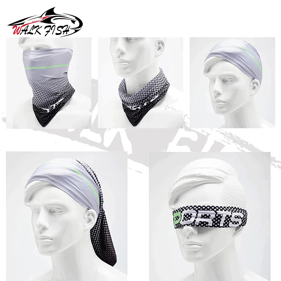 WALK FISH-guantes largos con protección solar UV, cubierta protectora de mano, Mangas de seda de hielo para brazo, mangas frescas para deporte, ciclismo y pesca - imagen 5