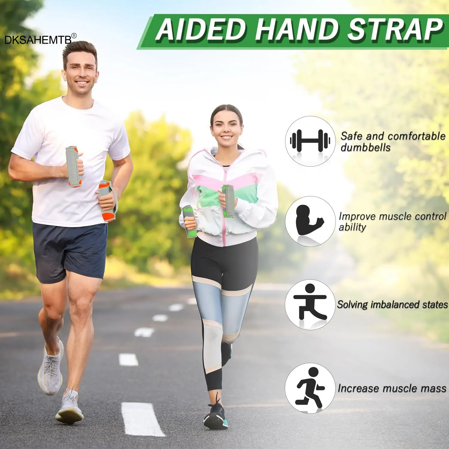 Bolsas de arena para boxeo, 2 uds., 0,5 kg, entrenamiento de fuerza muscular, pulsera de peso, portátil, para correr al aire libre, Yoga, Fitness, baile, Sangbags - imagen 2