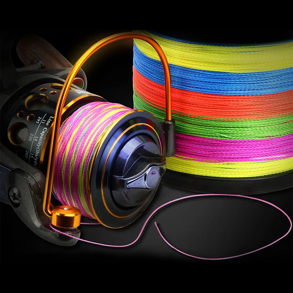 JOSBY-sedal de pesca trenzado de 4 hebras, multifilamento japonés antimordedura, PE, accesorios de aparejos de alambre de agua salada, 10LB-85LB, 500M, 100M - imagen 3