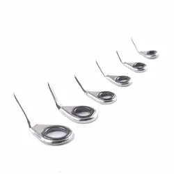SG25 SG00 SG000 LDB anillos para caña de pescar en balsa o hielo guías de línea de luz soporte fino de acero inoxidable y anillo de cerámica