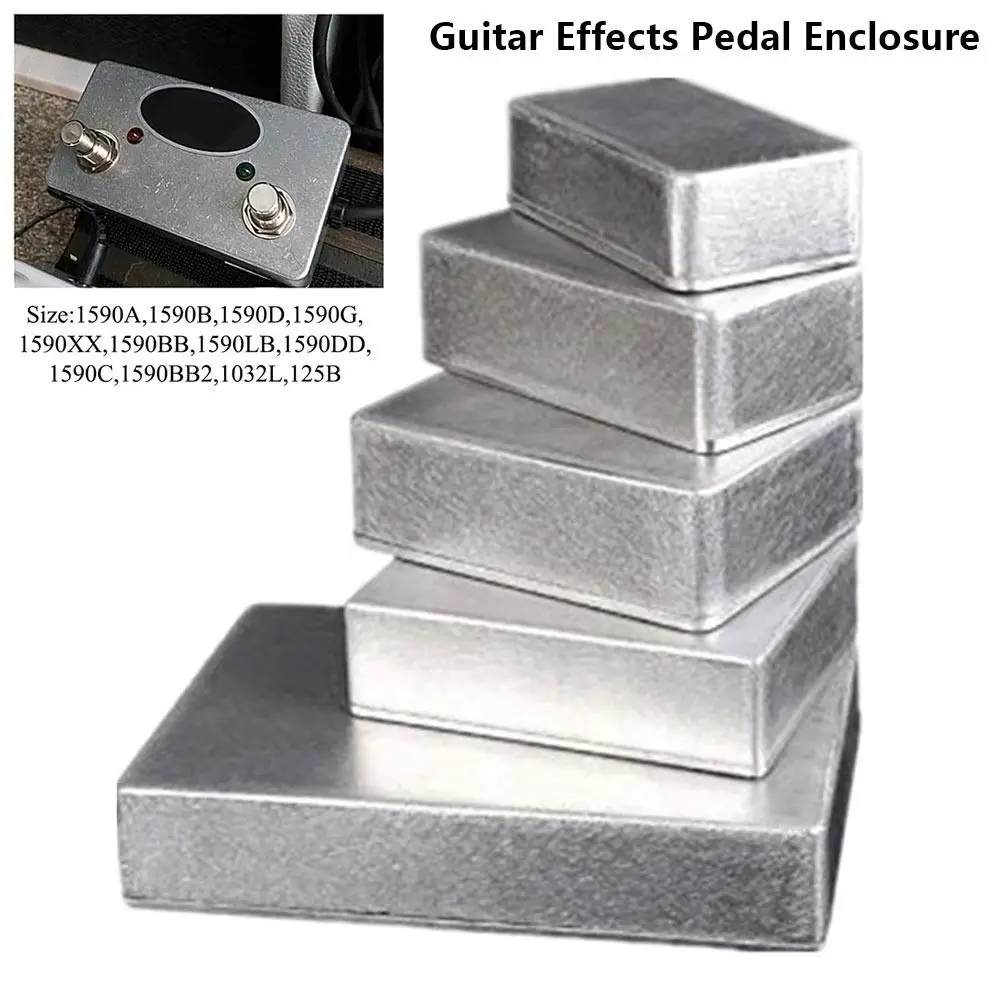 Caja aluminio fundido a presión 1590 para pedal efectos guitarra - imagen 5