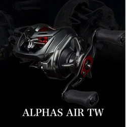 2020 Original Daiwa ALPHAS AIR TW carrete de pesca Baitcasting 7,1: 1 8,6:1 carrete de aire arrastre máximo 3,5 KG alas en T rueda de pesca de agua de mar