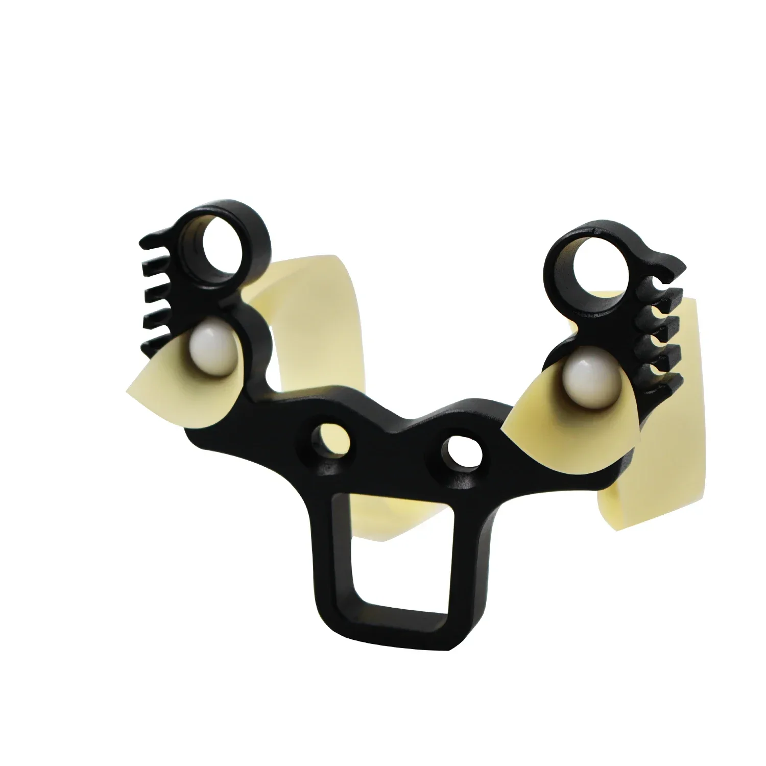 Cabeza de tirachinas multifunción de 4 agujeros de aleación de aluminio, accesorios especiales de tirachinas DIY, piezas de tirachinas largas, conjunto de tirachinas - imagen 5