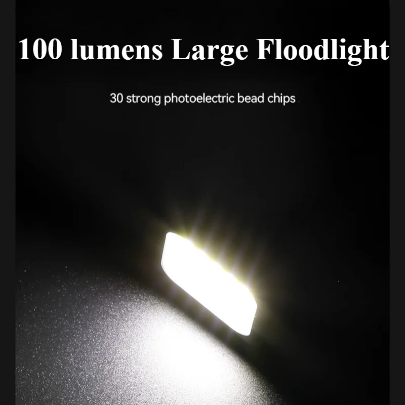 Lámpara de caña de pescar, herramientas de pesca nocturna, luz fuerte, impermeable, reflector de alto brillo, correas de goma, recargable tipo C - imagen 3