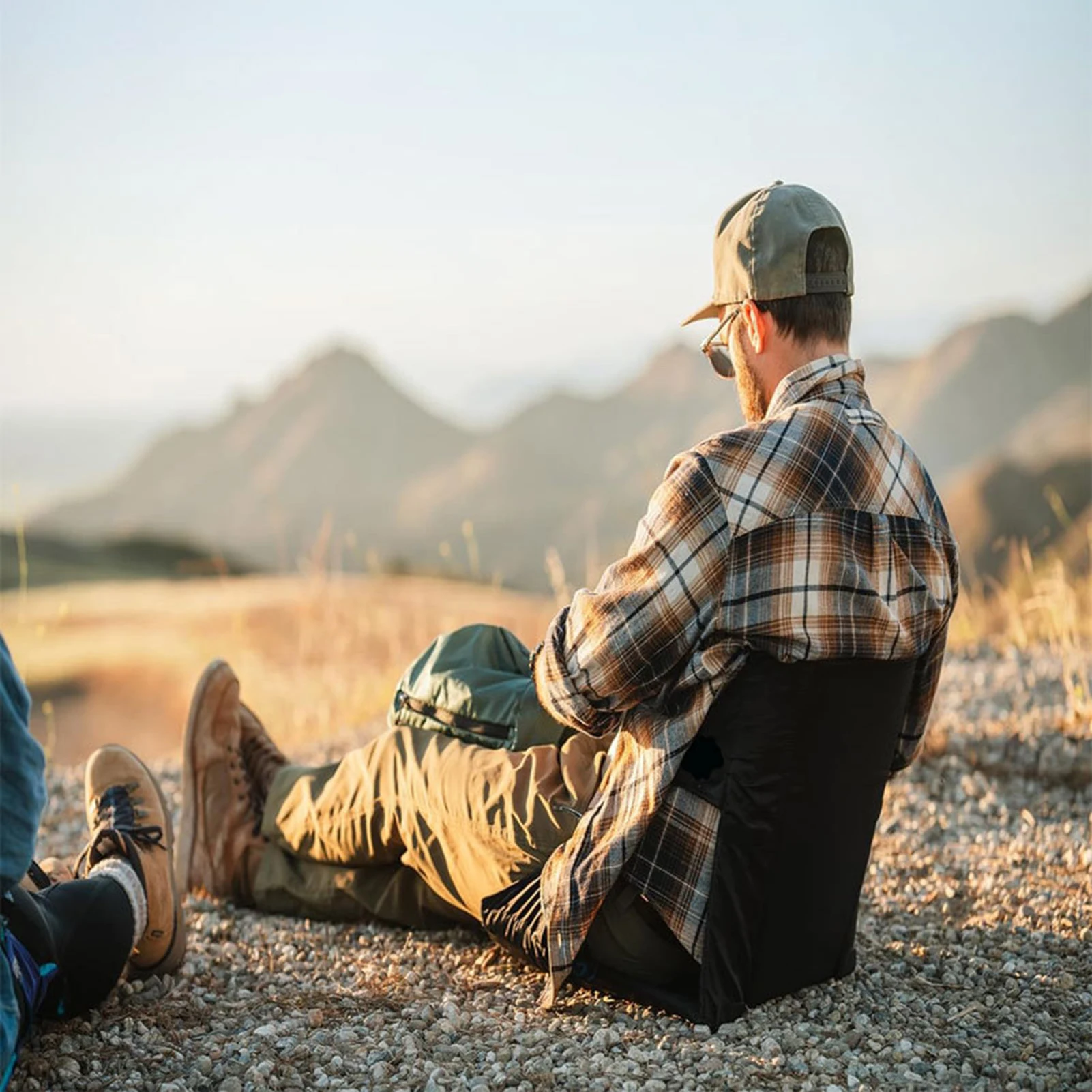 Silla de pesca portátil, cojín de asiento grueso a prueba de humedad, silla impermeable con respaldo para pesca, Camping, Picnic, viajes - imagen 3