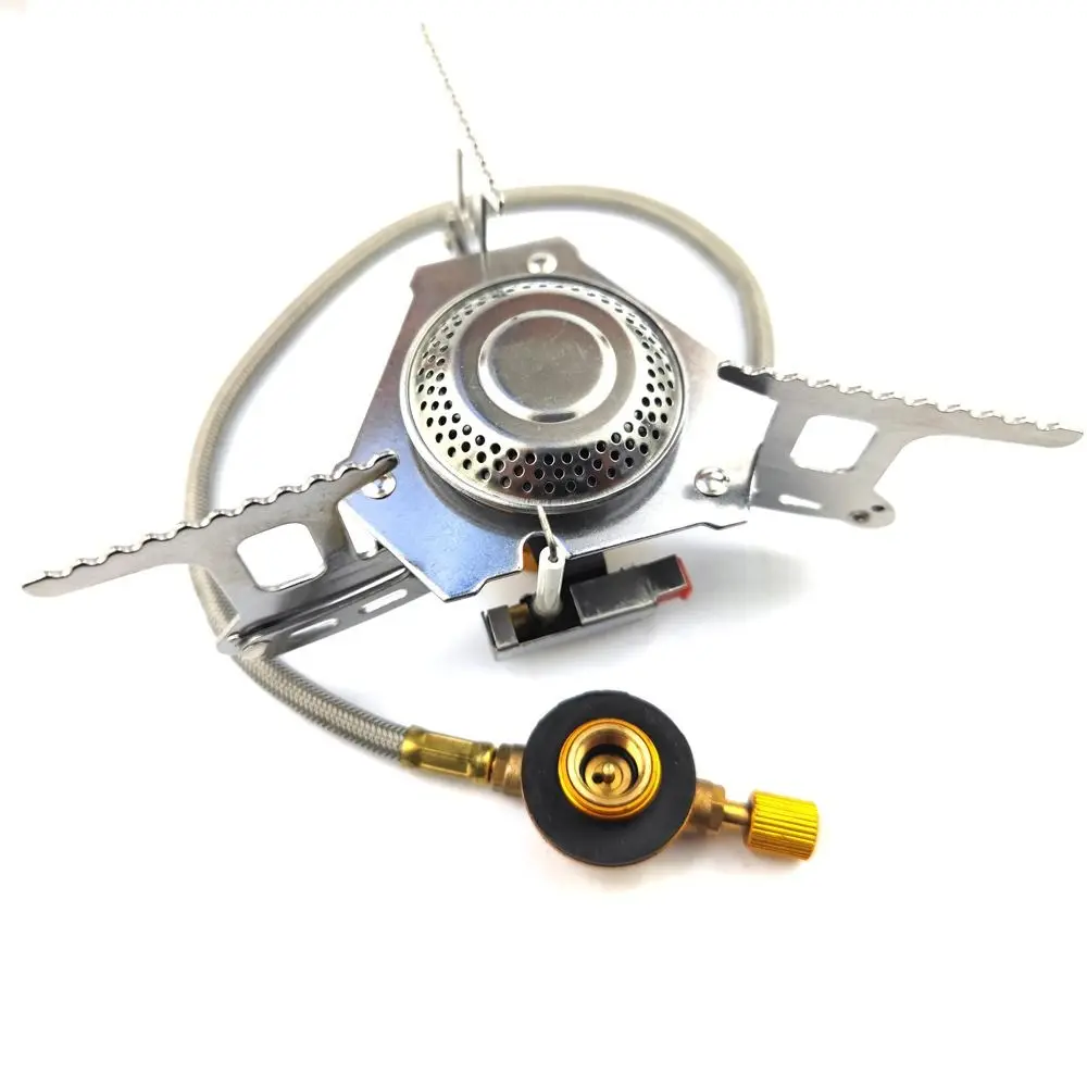 Esta estufa portátil compacta es perfecta para la cocina al aire libre y las aventuras para acampar