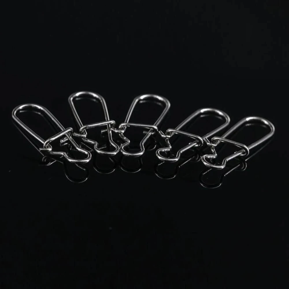 Sea.yolo-conector de pesca con apertura mejorada, Pin de calabaza, anillo en forma de ocho, accesorios de pesca, 25 unids/lote por paquete - imagen 4