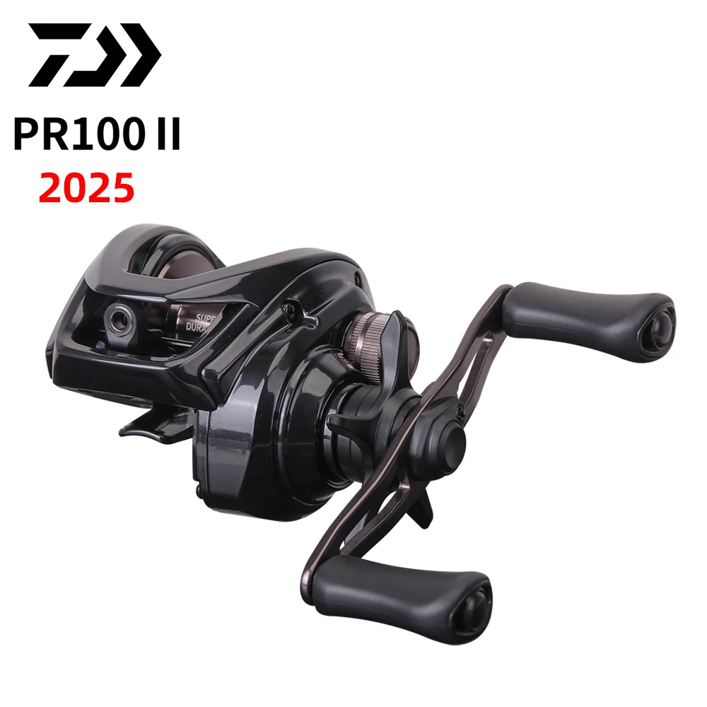2025 nuevo carrete de pesca DAIWA PR100 II carrete Baitcast 3 + 1BB relación de engranaje 6,3/7,3: 1 arrastre máximo 6kg carrete de agua salada 100/100L 100H/100HL - imagen 2