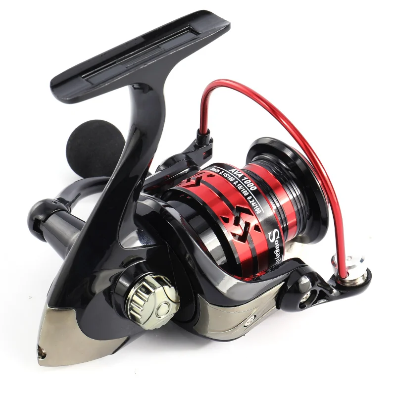 Sougayilang-carrete de pesca giratorio 1000-4000, relación de transmisión 5,2: 1, carrete de arrastre máximo de 22LB con carrete gratis para pesca de carpa - imagen 3