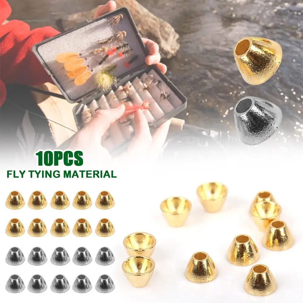 10 Uds. De cuentas de tungsteno con forma de gota de aleación de tungsteno, bonito diseño 4*3/4*3,5/5*4, Material para atado de moscas, atado de moscas de pesca, cuentas ranuradas - imagen 5