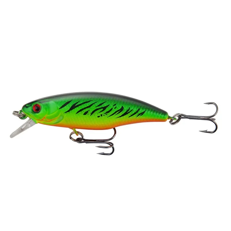 Cebo Luya Mino simulado de plástico Abs sumergible de largo alcance con tres ganchos reforzados para bajos y cebos de rayas blancas - imagen 5