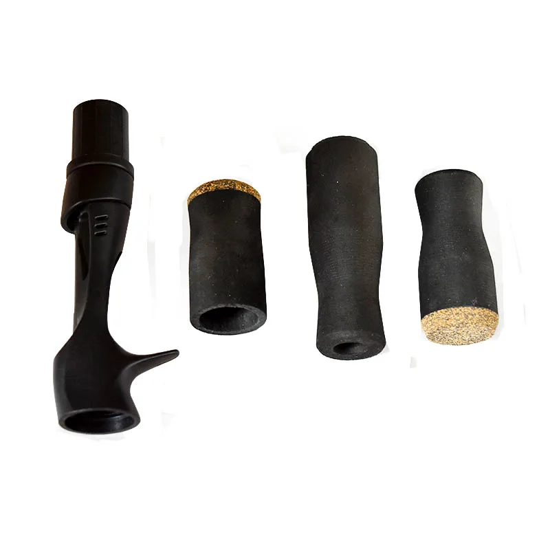 Juego de asiento de carrete de fundición giratoria, mango de varilla en blanco, varilla EVA negra profesional, Kit combinado de reparación DIY, 1 Juego - imagen 5