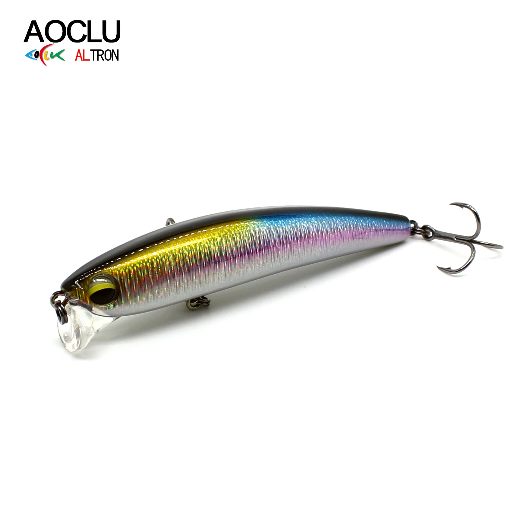 AOCLU-Cebo duro Topwater Hybrid, 90mm, 12,2g, Wobbler, sonajero, buzo poco profundo, Minnow, pesca de lubina dulce - imagen 3