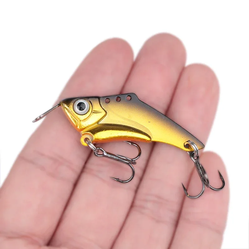 OUTKIT VIB-señuelo de pesca con cuchara, 10g, Spinner de Metal, cebo de pesca, Crankbait, lubina, cebos duros artificiales, cigarra VIB, aparejos de pesca - imagen 3