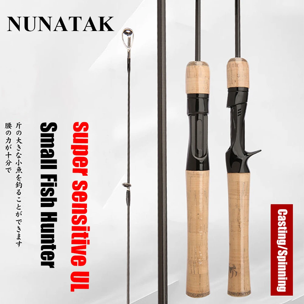 NUNATAK-caña de pescar de alto carbono, 2 secciones, UL Casting/Spinning, multiusos, súper dura, ligera, diseño de cañas de mar, 2024 - imagen 3