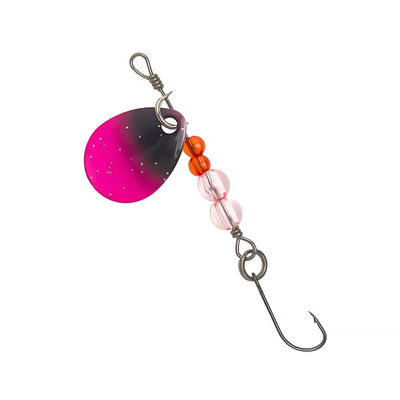 Bazooka-señuelo de pesca Swimbait, carpa, Lucio, Metal, VIB lento, Jigging duro, cebo giratorio, alambre, cuchara, gancho, juego de lentejuelas, Spinners, lubina, 2g - imagen 5