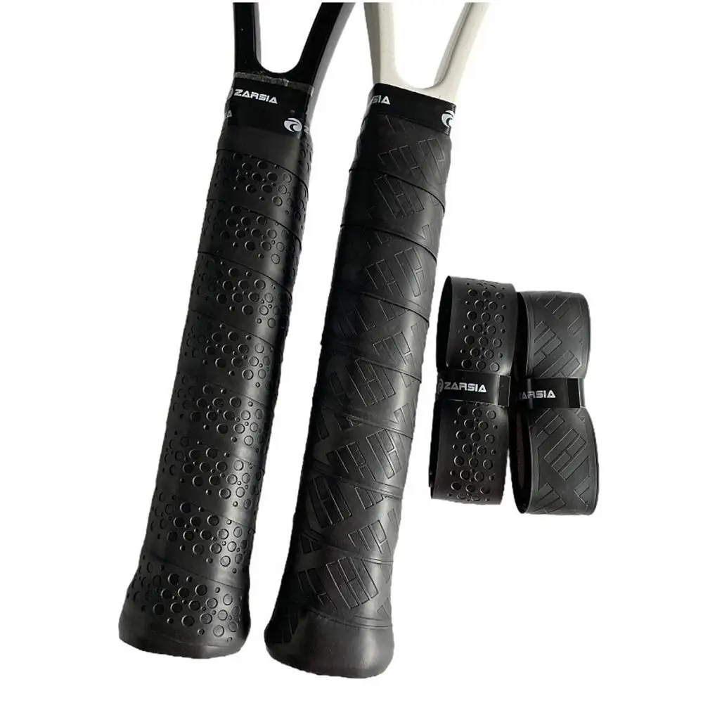 Banda para el sudor de tenis con absorción de impacto, mango para raqueta de bádminton antideslizante, Material PU - imagen 4