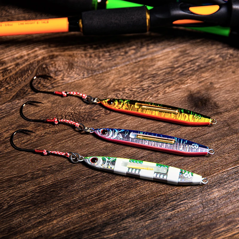 Goture-lápiz de hundimiento de 80, 100, 150g, Swimbaits de vibración, cebo Artificial, cebo duro para pesca en agua salada en Río, 1 unidad - imagen 2