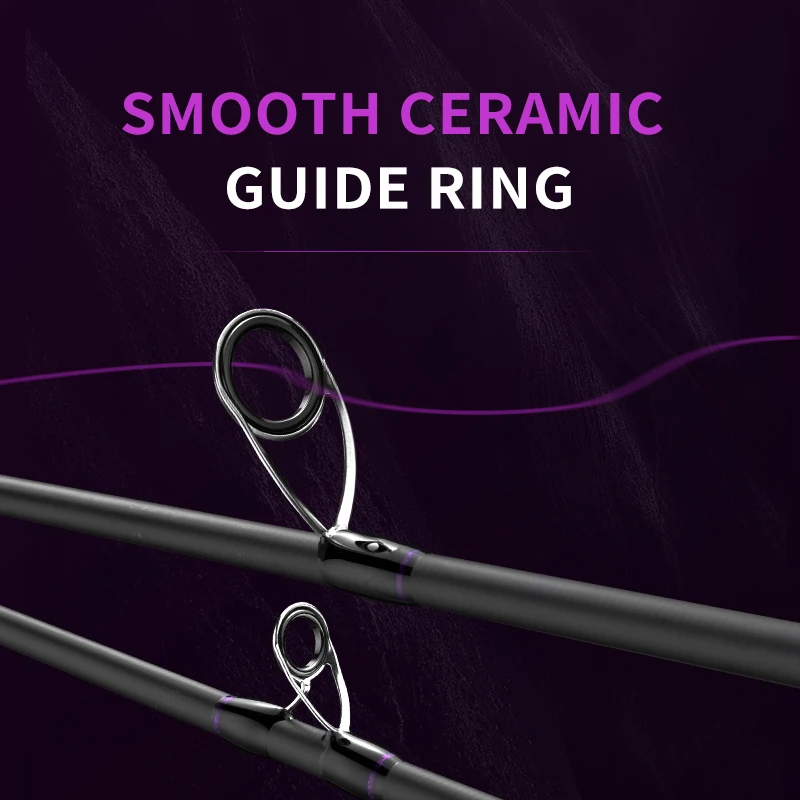 SWEEPFIRE-caña de pescar de fibra de carbono, 4 secciones, 5-30g, señuelo de peso, 1,9 m, 2,1 m, 2,7 m - imagen 4