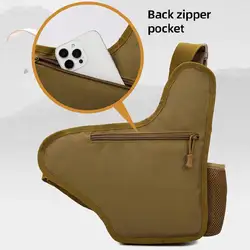 Riñonera táctica de pesca MOLLE – Bandolera multibolsillos exterior