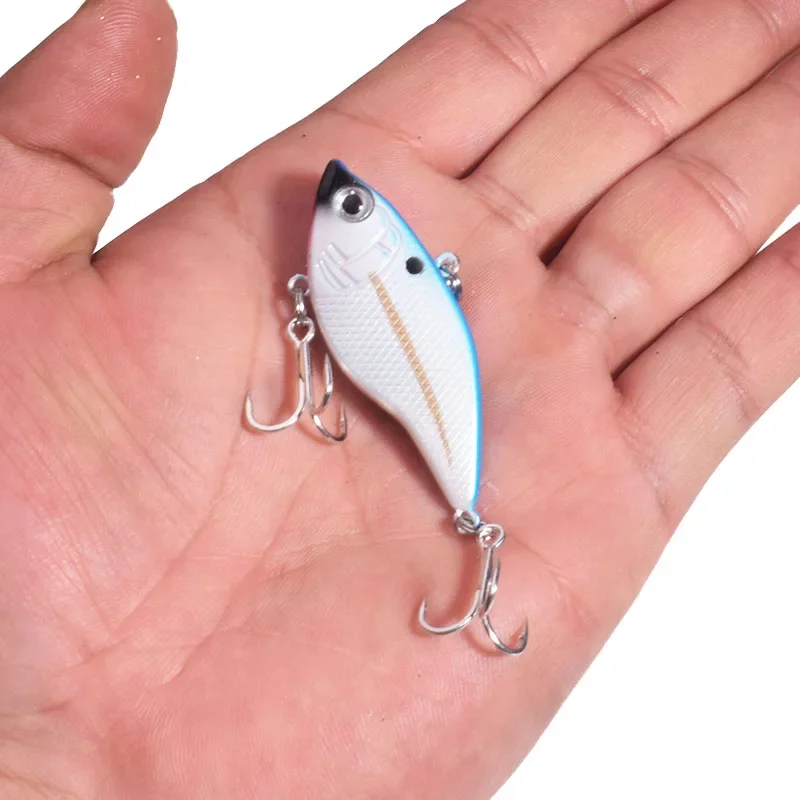 Señuelo de pesca Vib, 5,5 cm, 15g, Wobblers que se hunden por vibración, cebo duro de plástico Artificial con ganchos para aparejos de pesca de lubina, 1 ud. - imagen 2
