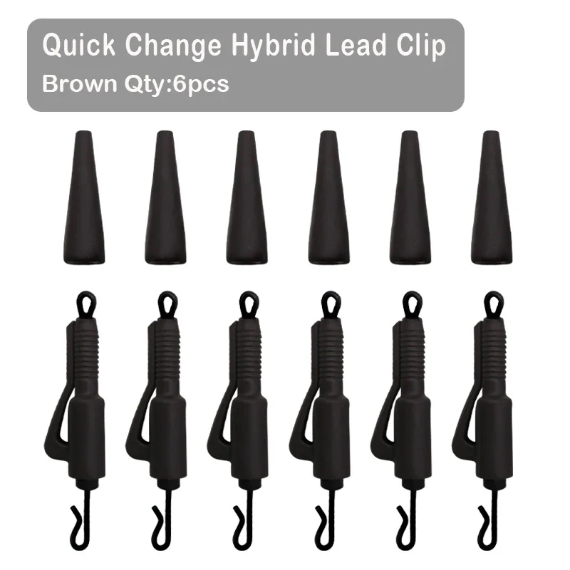 Lead Clip -  Brown