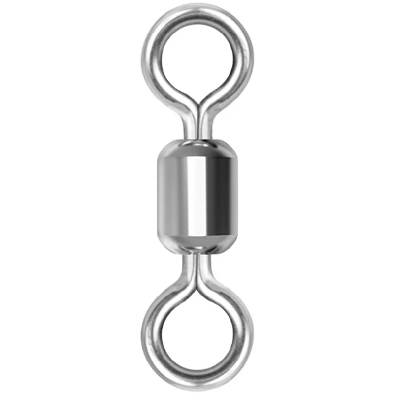 Todo el acero inoxidable 100 unids/lote Pesca giratorios rodamiento de bolas anillos sólidos giratorios para accesorios de Pesca de carpa Pesca - imagen 2