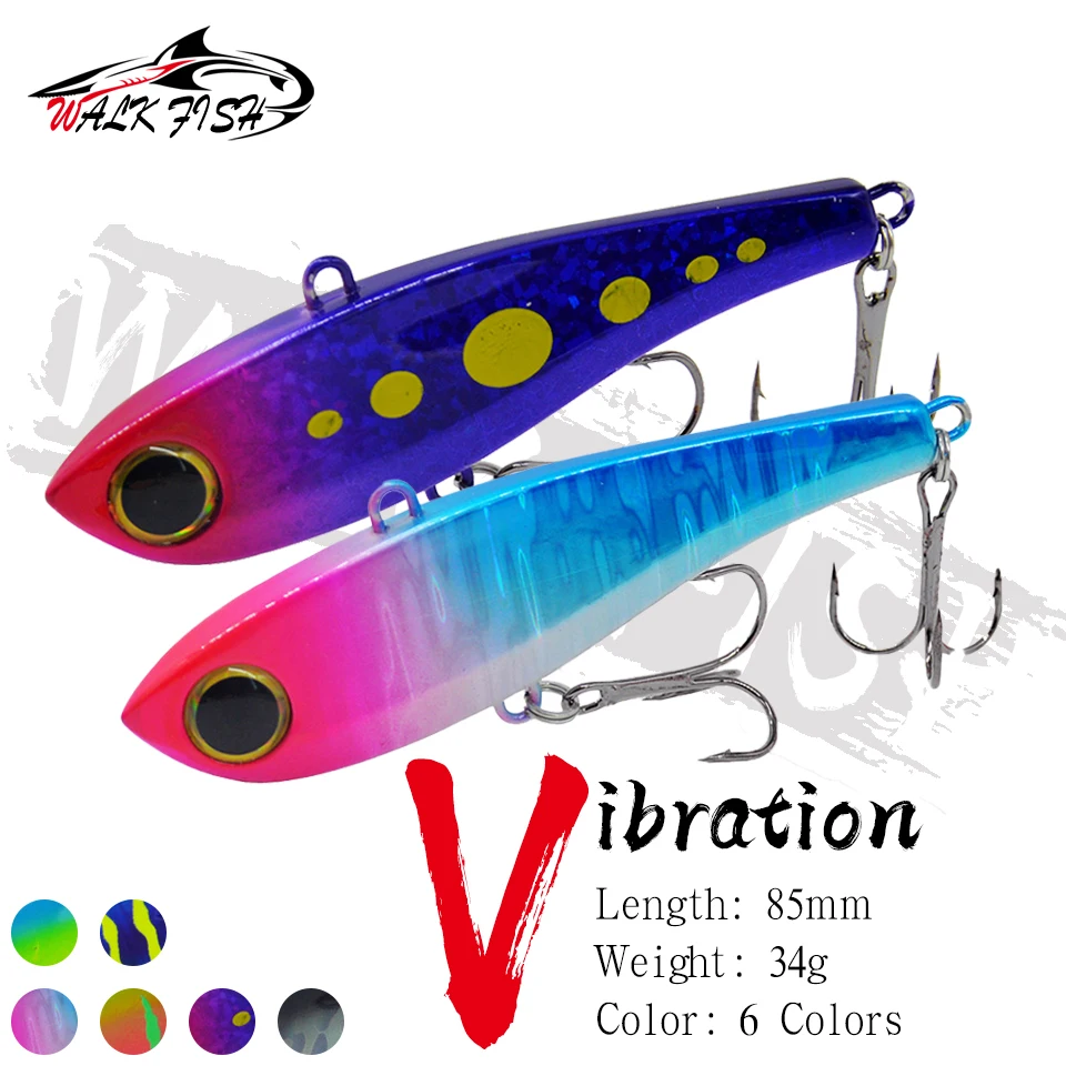 Señuelo vibrante Walk Fish VIB 34g para lubina y atún - imagen 3