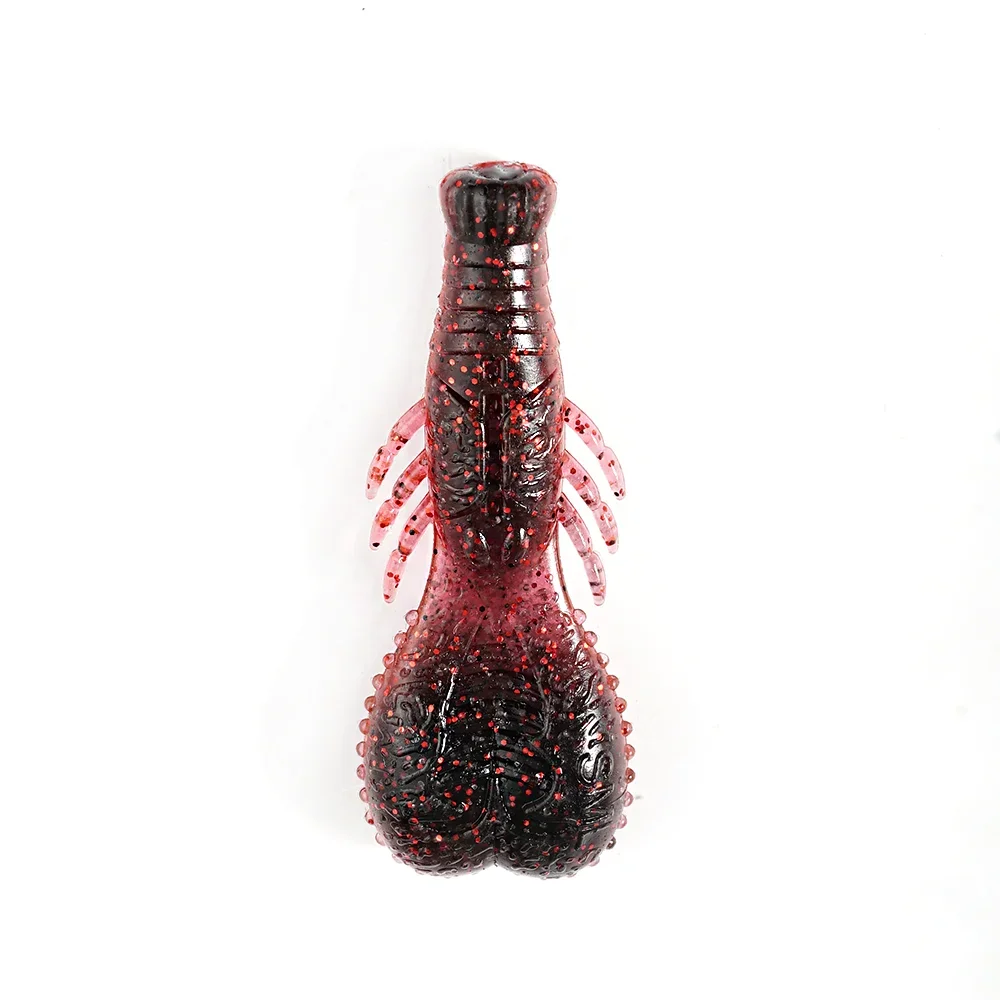 Cebo en barra de 6,2 cm, 6,6g, señuelos de plástico blando de peso pesado, cebo Artificial para oruga, señuelo de sábalo de silicona para pesca de lubina - imagen 4