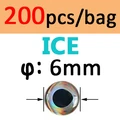 200pcs 6mm ICE