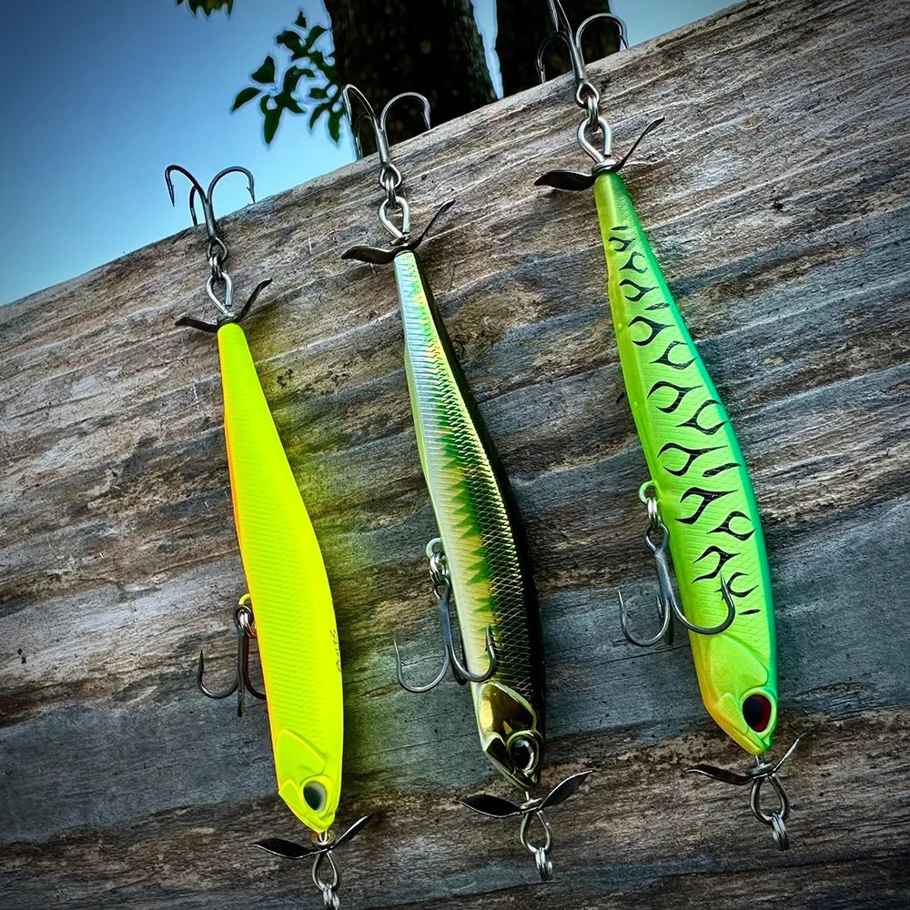 Señuelo de pesca de lápiz, propulsores de agua salada, 9cm, 9g/10cm, 11,5g, cebo Spybait que se hunde, Minnow Spinbait, Wobblers, lubina, trucha, Lucio, aparejos de pesca - imagen 5