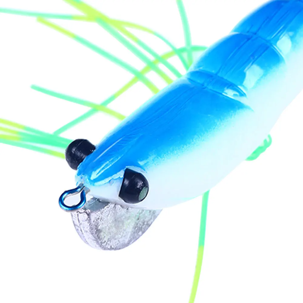 Señuelo de pesca láser Flash Camarón, 120mm, 17,2g, pececillo poco profundo, Longcast, Wobbler de hundimiento lento, Lucio, aparejos de cebo Artificial - imagen 2