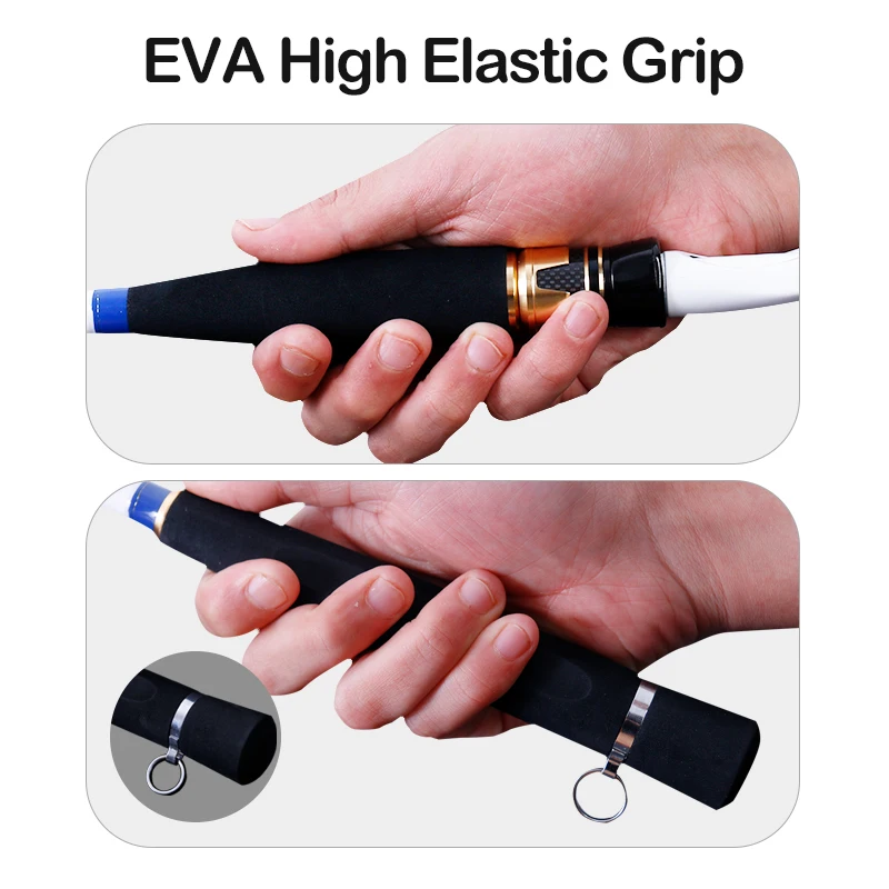 PURELURE Sea 7 pies 8 pies 9 pies Plata Croaker Barco Varilla 30-50 #   80-120 #   Anillo Fuji Sinkers especializado en mediados de mar y fuera de mar - imagen 5