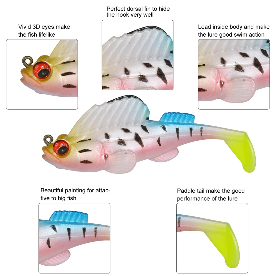 Señuelos de Pesca de alta calidad, 1 unidad, 5,5 cm/8cm, 7g, 10g, 14g, 20g - imagen 3