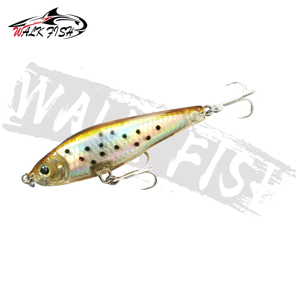 WALK FISH-señuelo de Pesca de palo pesado, lápiz de gravedad que se hunde, 70MM, 7,8G, agua salada, pececillo, Wobbler, cebo de plástico duro - imagen 4