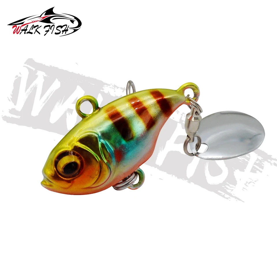 WALK FISH nueva cola giratoria 14g vibratoria VIB Metal pesca en el mar cebo falso de agua dulce cebo Artificial equipo de pesca cebo biónico - imagen 2