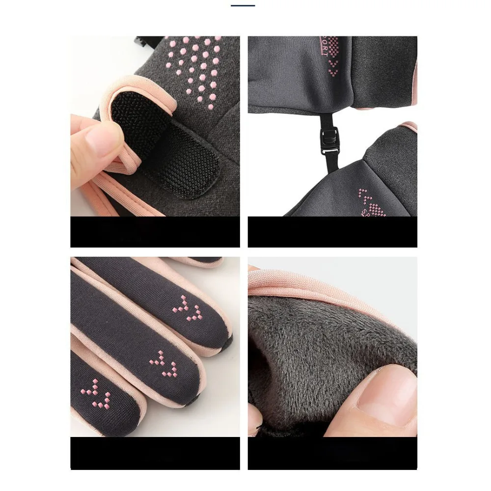 2024 Guantes de invierno con pantalla táctil Guantes cálidos para pantalla táctil Guantes de esquí Unisex - imagen 4