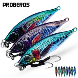 PROBEROS Cebo Luminoso 3D – Escamas reales para pesca de largo alcance