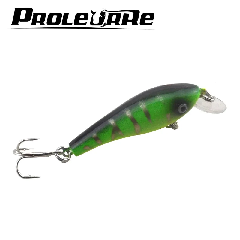 Señuelo de pesca Topwater Minnow, 1 unidad, 5,7 cm, 4,5g, Wobblers de plástico, cebo duro Artificial con anzuelo para lubina, carpa, Crankbait SwimBait