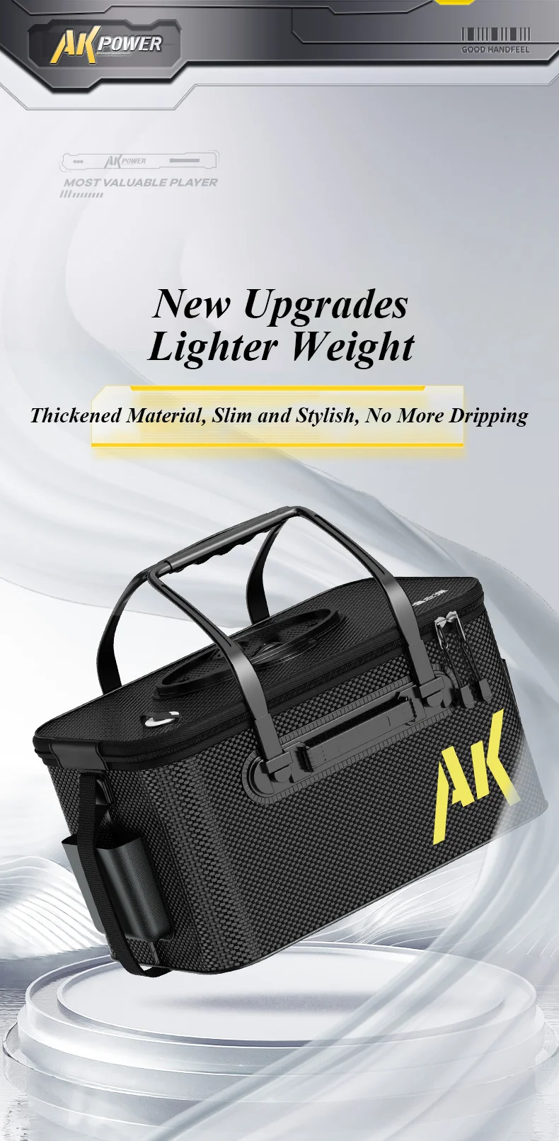 Experiencia mejorada con nuestra bolsa liviana y elegante