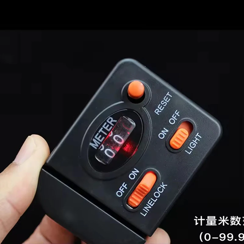 WEIHE 0-99,9 M Pesca con todas las funciones equipadas con luz buscador de profundidad profesional contador herramienta de Pesca aparejos de plástico - imagen 4
