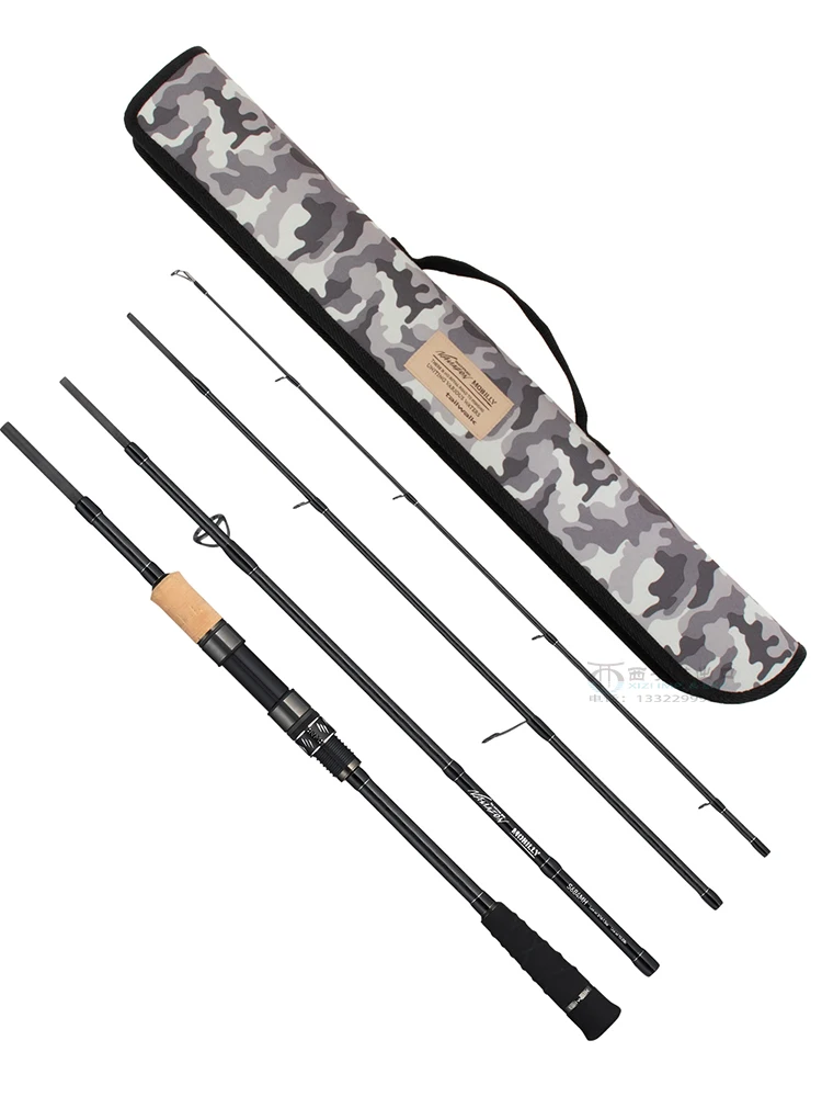 Tailwalk NAMAZON nueva caña de pescar giratoria señuelo de carbono portátil multi-sección pez grande caña de pescar de uso General - imagen 2