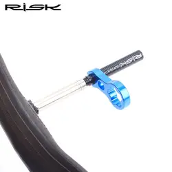 Accesorio extensor de válvula extraíble para bicicletas con tuerca