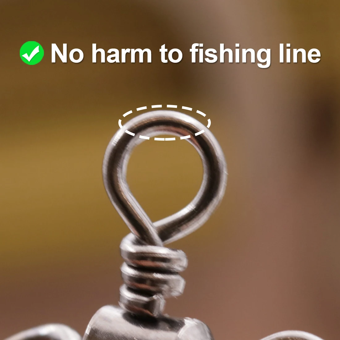 FishTrip barril giratorio, línea cruzada, giratorio en T, aparejo de 3 vías, accesorios de aparejos de pesca giratorios - imagen 3