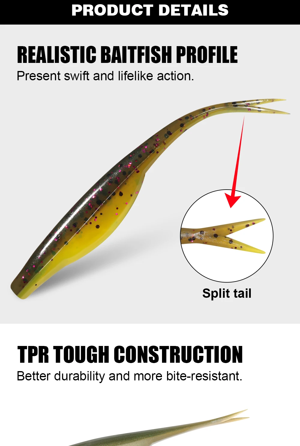 Diferentes opciones de montaje del Spinpoler Jerkbait