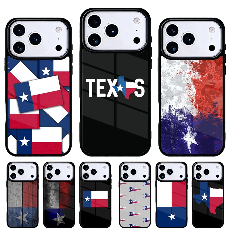 Funda iPhone bandera Texas – Protección trasera universal suave