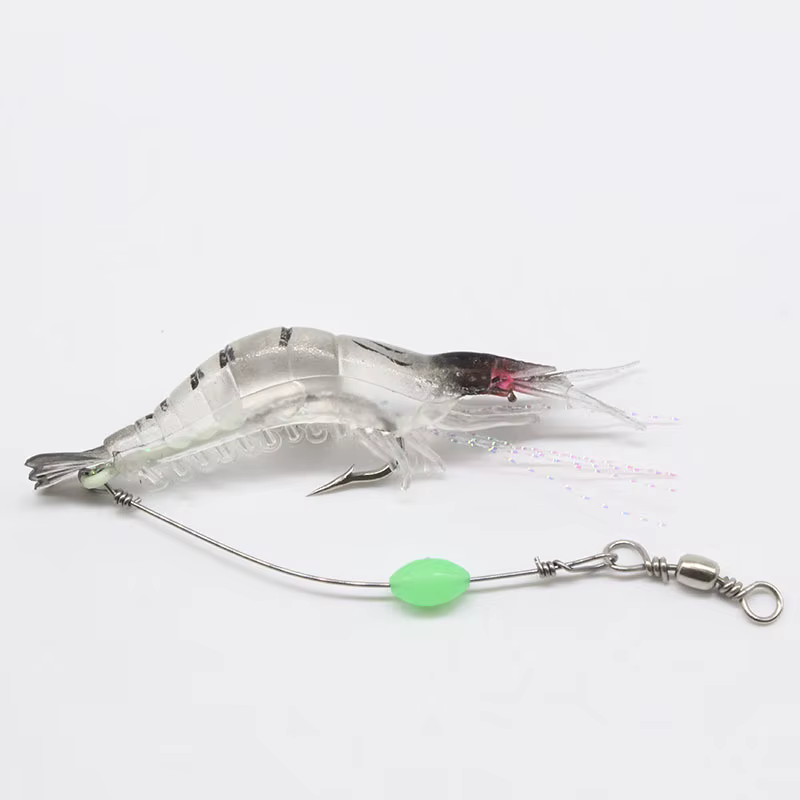 Señuelo gamba artificial 9 cm para pesca nocturna - imagen 3