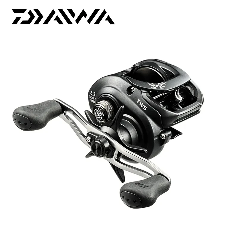 DAIWA Tatula 150 200 300 400 Perillas de tacto suave 6.3:1 7.3:1 Relaciones de engranajes en manivela izquierda o derecha Carrete de baitcasting de agua salada - imagen 2