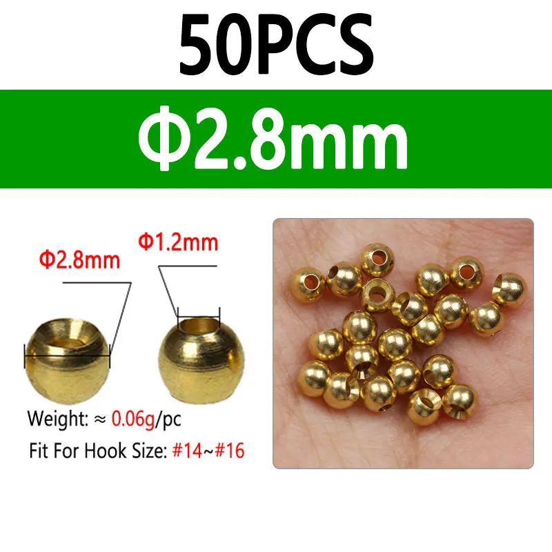 50pcs 2.8mm