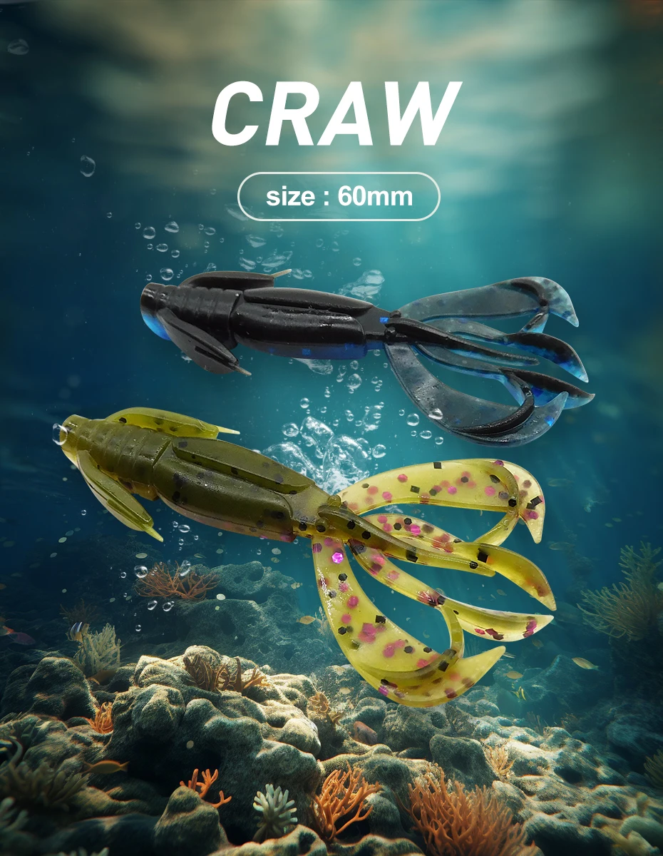 La aventura submarina espera con estos vibrantes señuelos de rastreadores